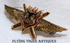 Extremely Rare WWII USN VF-13 Black Cats Squadron Pin in 10K Gold for Officers / Pilots