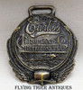 Ext Rare 1916 Curtiss Aeroplane Co Silvered Brass Watch Fob From the Co's 2nd Annual Outing