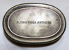 Wonderful Civil War era Sailors Snuff Box in Silvered Nickel Patented 1860 by C. Parker