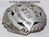 Rare 1920s Oklahoma City Police Badge # 215 in Nickel Plated Nickel