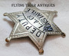 Beautiful 1900s-1910s Los Angeles Co CA Deputy Constable 6-pt Star Badge