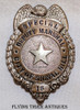 Ext Rare 1920s Signal Hill CA Special Deputy Marshal Badge # 15