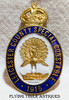 Beautiful Early WWI 1915 UK Leicester County Special Constable Badge