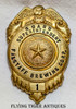 Wonderful ca 1940 Falstaff Brewing Corp Guard Superintendent Badge # 1 by S. G. Adams