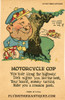 1920s Motorcycle Cop Humorous Leaflet