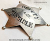 Wonderful HUGE 1890s Los Angeles Co CA Deputy Constable 6pt Star Badge by LARSCO