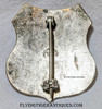 1930s US Dept of Agriculture Forest Service Ranger Badge in Short-Lived Nickel Finish by Metal Arts