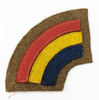 Beautiful WWI US Army 42nd Division Shoulder Patch French Made Felt on Felt - uap10042dfm