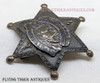 Beautiful Late 1930s Sterling Silver Santa Barbara Co CA Deputy sheriff Badge # 1