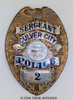 Wonderful 1930s-1940s Culver City CA Police Sergeant Badge #2 by Entenmann
