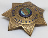 Incredibly Rare ca 1960 Nye Co NV MERCURY DIVISION Deputy Sheriff Badge # 28 by Entenmann NUCLEAR TEST SITE!!