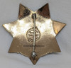 Incredibly Rare ca 1960 Nye Co NV MERCURY DIVISION Deputy Sheriff Badge # 28 by Entenmann NUCLEAR TEST SITE!!