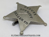 Wonderful ca 1900 Teller Co CO Large 5 pt Star Deputy Sheriff Badge