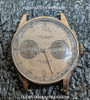 Great WWII Swiss Olympic Chronographe 18K Watch Engraved to USAAF Pilot Lt. H.F. Collins 363rd Tact Rec June 1944