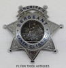 Great 1930s Santa Clara Co CA Sheriff Sergeant 7 point Star Badge # 4 by Ed Jones