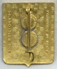 1958 French 1 Regiment Artillerie Coloniale (RAC) Badge by Drago