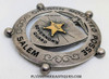 HUGE circa 1941 Sterling & 14K Gold Oregon Mounted Posse Governor's Guard Salem Police Badge One of the Most Beautiful Badges Ever Made!