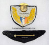 Extremely Rare 1920’s Pilot Wing & Hat Badge of the Aviation Division, New York City Police Department Reserves
