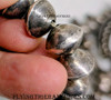 Great Circa 1940’s – 1950’s Medium Heavy Wright Navajo Silver Old Pawn Squash Blossom Necklace