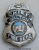 1990 Walton California Fire Chief Badge by Entenmann-Rovin