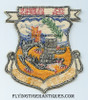 Great Late 1960's Vietnam War USAF 4133rd Bomb Wing (Provisional) aka Sea Raiders Japanese Made Jacket Patch.