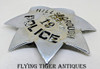 Rare 1950’s – 1960’s Hillsborough California Police Reserve Badge # 19 by Irvine & Jachens
