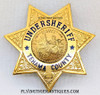 Nice 1960’s – 1970’s Tehama County California Undersheriff Wallet Badge by Ed Jones Possibly in Gold Filled