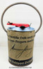 Extremely Rare circa 1935 DLV Donation Tin with Aircraft on Top & German Money inside