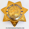 Early 1970’s Vacaville California Police Officer Badge by Entenmann Rovin