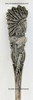 Beautiful circa 1900’s – 1910’s Sterling 1Silver Indian Chief Teaspoon by Fessenden & Co of Rhode Island