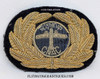 Iconic Rare Early WWII CNAC China National Aviation Corporation Pilot Hat Badge Indian Made in Bullion