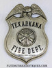 Great, Large, 1910’s Texarkana Texas Fire Department Badge
