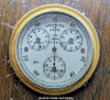 WWI UK Royal Flying Corps RFC Airship Air Speed Gauge mounted on Plaque