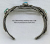 Early Work by Navajo Artist Raymond Betsoi, ca Early 1970’s, Tufa Cast & Carinated Bracelet with Peyote Birds