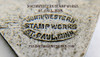 Wonderful circa 1900 LARGE Constable 6-point Star Badge by Northwestern Stamp Works
