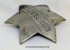 Wonderful circa 1900 LARGE Constable 6-point Star Badge by Northwestern Stamp Works