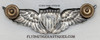 Gorgeous Iconic WWI USAS US Air Service Pilot / Military / Aviator / Junior Military Aviator Wing by Robbins in Sterling & 14K Gold
