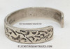 Early Work by Navajo Artist Gary S. Custer circa 1980’s Stamped Silver Bracelet