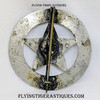 Great Circa 1900 Lancaster Co Nebraska (County Seat ; Lincoln) Constable Circle Star Badge by Northwestern Stamp Works