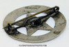 Great Circa 1900 Lancaster Co Nebraska (County Seat ; Lincoln) Constable Circle Star Badge by Northwestern Stamp Works