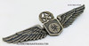Extremely Rare WWII Circa 1941 Unofficial Pattern civil Air Patrol Command Pilot Wing Unmarked but by Balfour in Sterling Silver