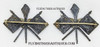 Rare Matched Set Early WWI US Army Aviation Section, Signal Corps M1917 Officer Collar Insignia