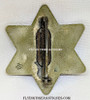 Great Old 1940’s Chicago Illinois 6-point Star “Pie Plated” Badge # 873 by Hanson