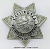 Wonderful & Rare Late 1950’s California Highway Patrol ALUMINUM Salesman Sample Badge Blackinton “HI – LIGHT” # 456