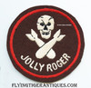 Extremely Rare & Near Mint WWII USAAF Headquarters Squadron 90th Bomb Group 5th Air Force Australian Made Brown Jolly Roger Jacket Patch