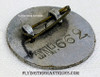 Rare World War II era CNAC Chinese National Aviation Corporation Pilot / Aircrew Employee Badge # 662
