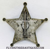 Wonderful circa 1900’s Old West “Stock” Deputy Sheriff 5-Point Stamped Ball Tip Star Badge with “The Look”