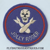 Beautiful WWII USAAF 319th Bomb Squadron 90th Bomb Group 5th Air Force Australian Made Brown Jolly Roger Jacket Patch