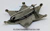 Great Old West 1900’s – 1910’s Albany County Wyoming Deputy Sheriff Badge by Sachs-Lawlor with Early Cartouche Maker Mark