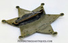 Incredible circa 1896 CITY MARSHAL Badge from the Toole County Utah GHOST TOWN of MERCUR